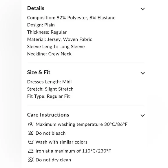 Commense Plain Long Sleeve Pleated Burgundy Dress - Picture 7 of 7